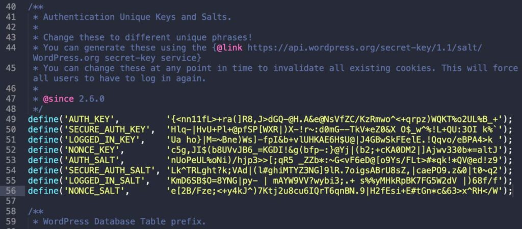 wordpress-security-keys