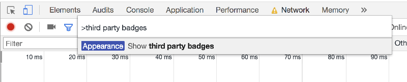 Chrome-DevTools-Third-Party-Badges-Tagging