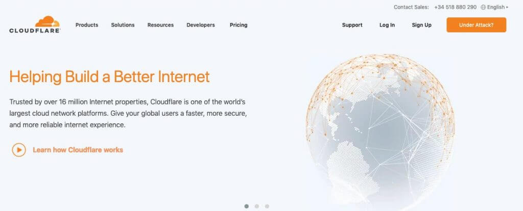 Cloudflare-homepage