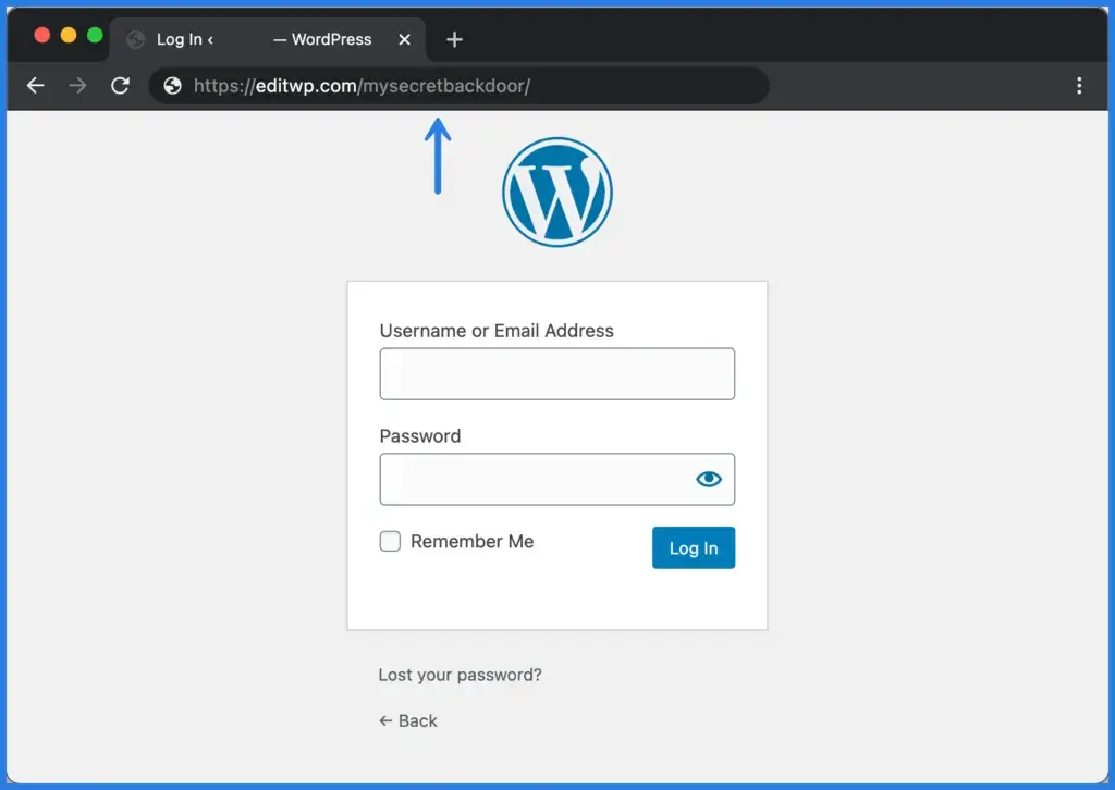 change-wordpress-login-url