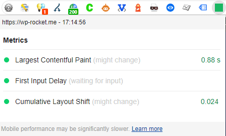 web-vitals-extension
