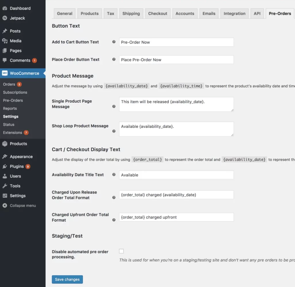 woocommerce-pre-orders-settings