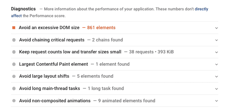 lighthouse-report-diagnostics-section