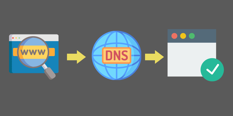 DNS lookup lets you use a human-readable domain