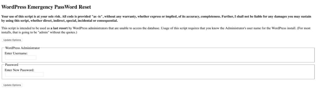 emergency.php screen