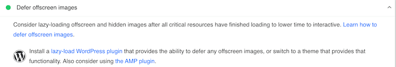 Google’s recommendation to use lazy loading to boos