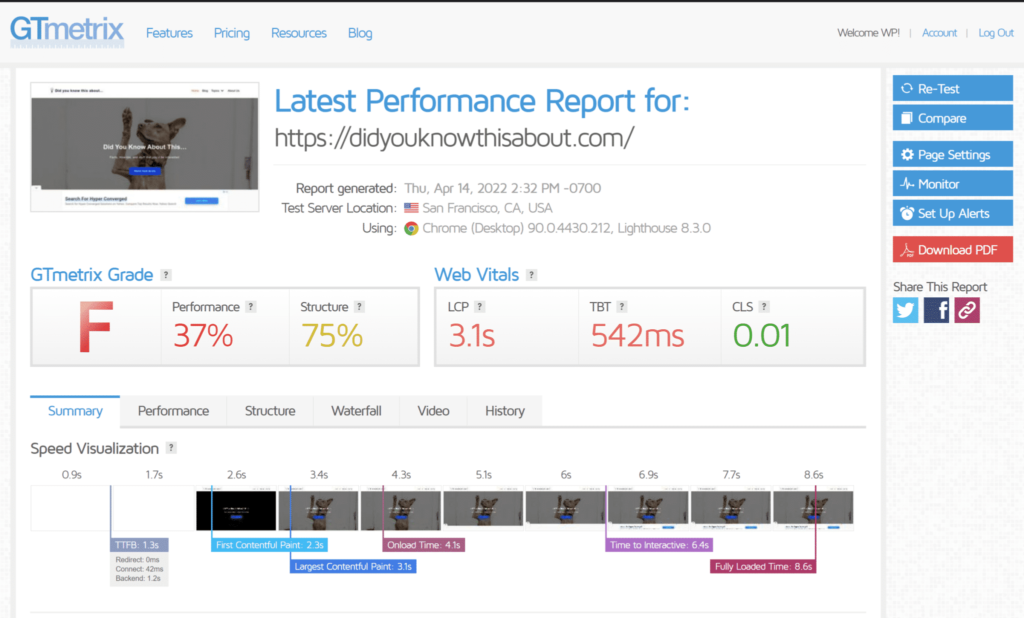gtmetrix-report-example