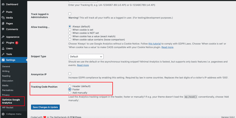 Choosing-where-to-display-the-tracking-code-Source-CAOS-dashboard